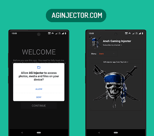 allow storage permission to aneh gaming injector app