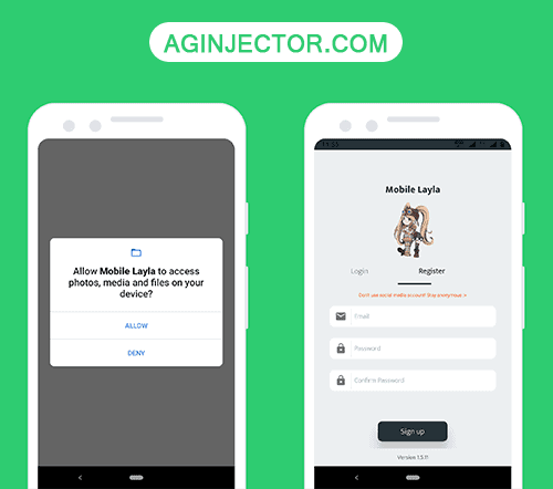 register on mobile layla app