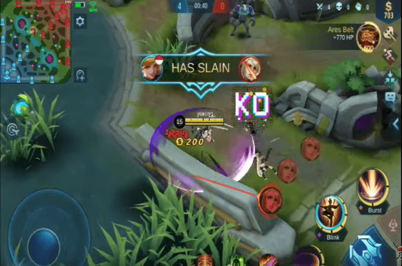 unlocked elimination effect in mobile legends