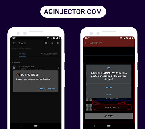 install dl gaming injector apk on android