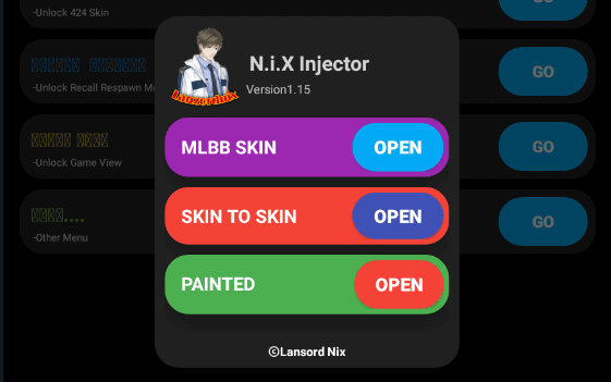 Nix Injector Apk 1 24 Download Latest Ml Skins 2021